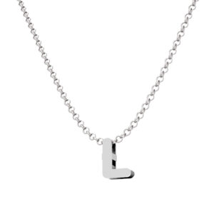 GARGANTILLA PLATA 925MM LETRA