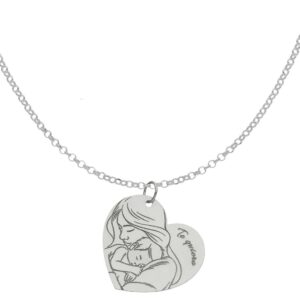 GARGANTILLA PLATA 925MM DE LA MADRE - 20X18MM