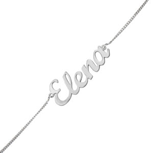 PULSERA PLATA 925M NOMBRE GRANDE