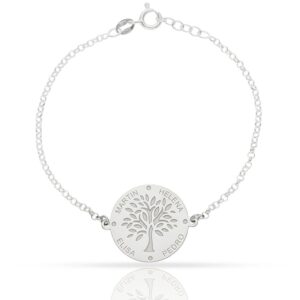 PULSERA PLATA 925MM ARBOL VIDA - 20MM