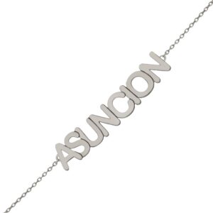PULSERA PLATA 925MM NOMBRE GRANDE