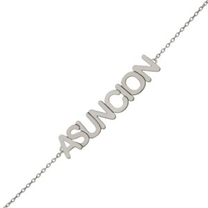 PULSERA PLATA 925MM NOMBRE MEDIANO