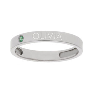 SORTIJA PLATA 925MM - 1 ANILLO PERSONALIZADO NOMBRE