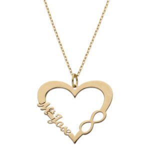 GARGANTILLA ORO 18KL CORAZON + NOMBRE