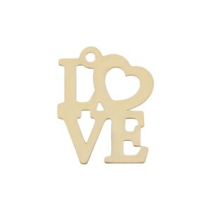 MI HISTORIA - ABALORIO ORO 18KL LOVE