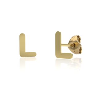 PENDIENTES ORO 18KL INICIALES