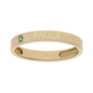 SORTIJA ORO 18KL - 1 ANILLO PERSONALIZADO NOMBRE